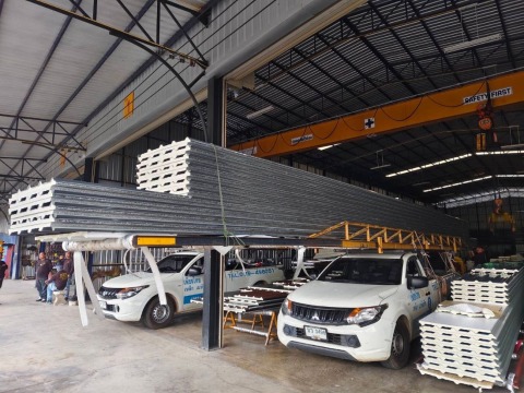 บริการจัดส่ง ติดตั้งเมทัลชีท บริการจัดส่ง ติดตั้งเมทัลชีท